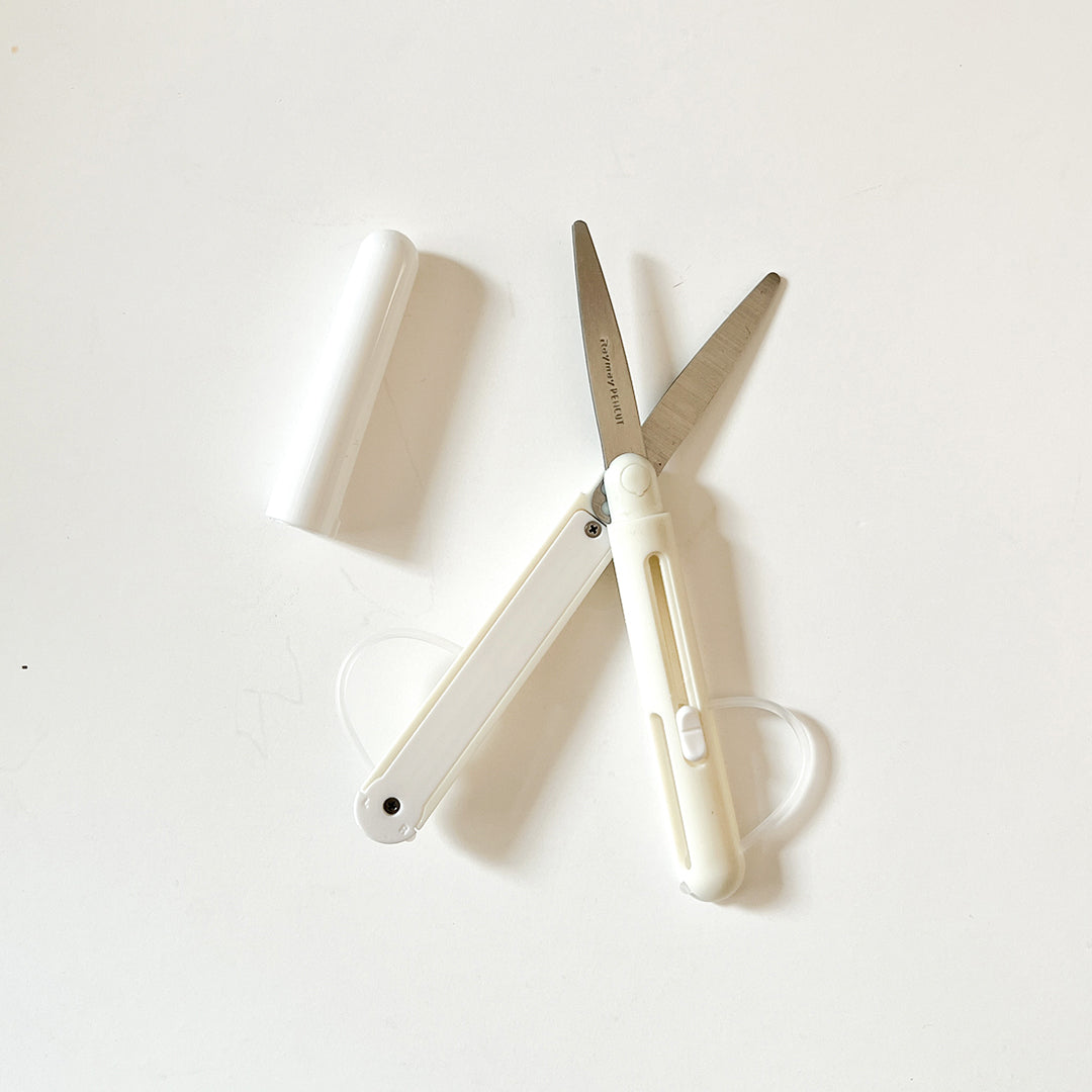 Pen Style Portable Scissors - White
