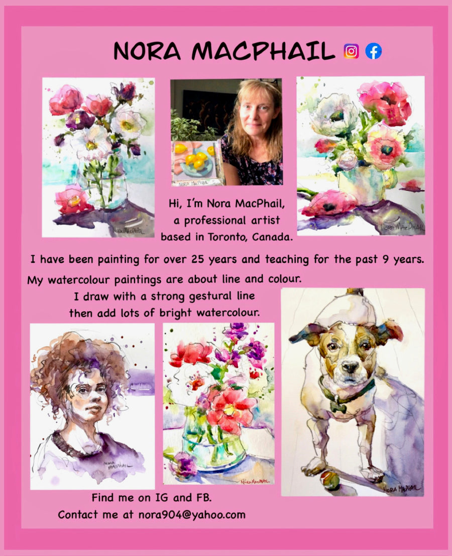 Floral Watercolor Monogram Workshop