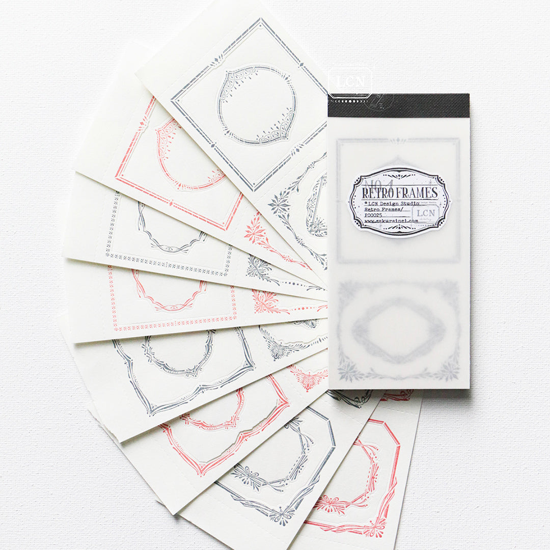 Lin Chia Ning - Retro Frames - Letterpress Notepad No.1