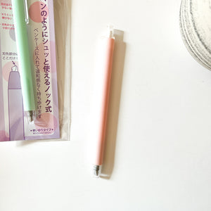 Knock Style Ceramic Blade Pen - Peach