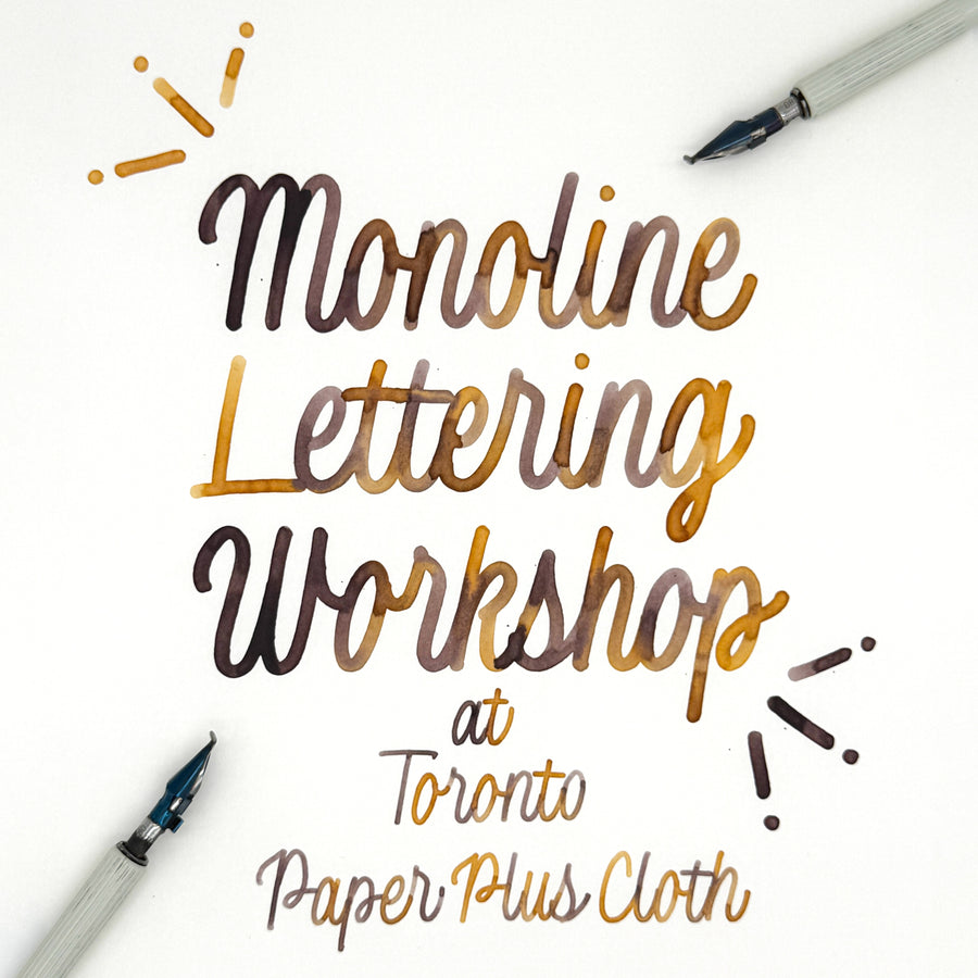 Monoline Lettering Workshop with BECHORI