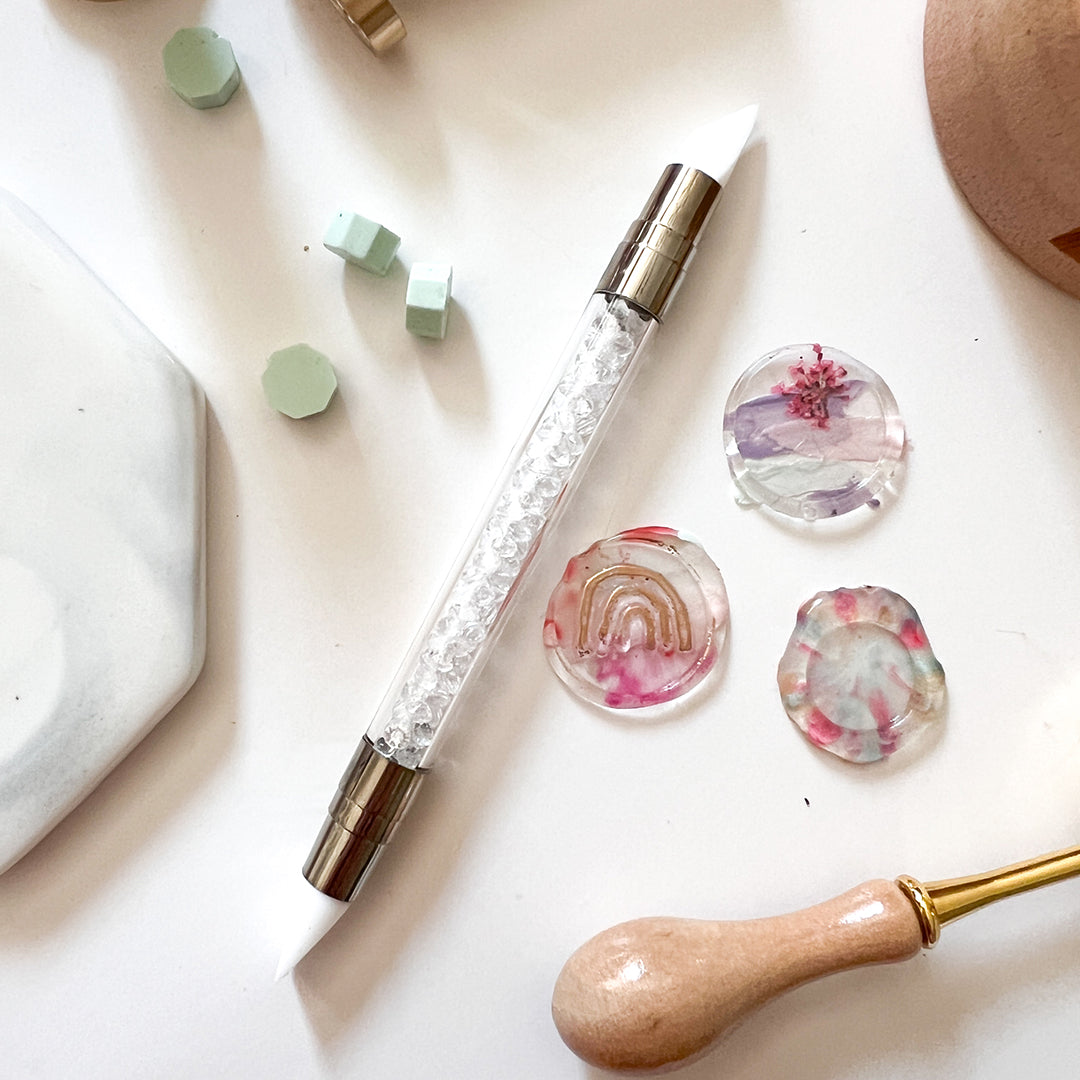 Wax Seal Silicone Dual Ended Wedge Tool