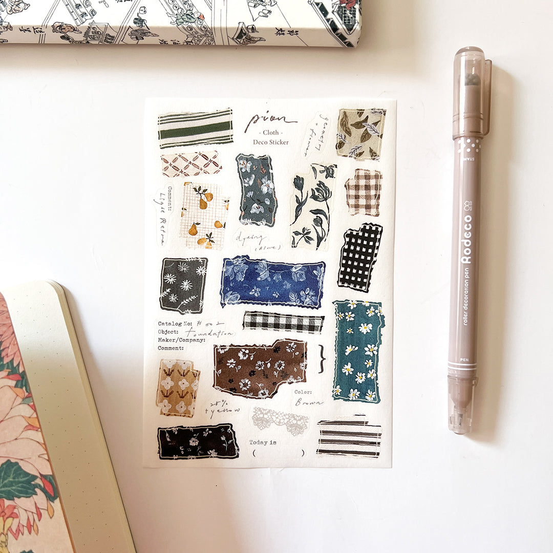 Pion Sticker Sheet - Cloth