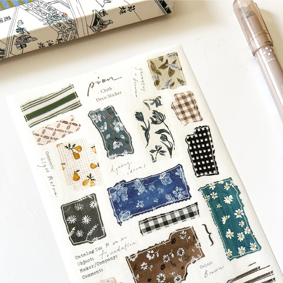 Pion Sticker Sheet - Cloth