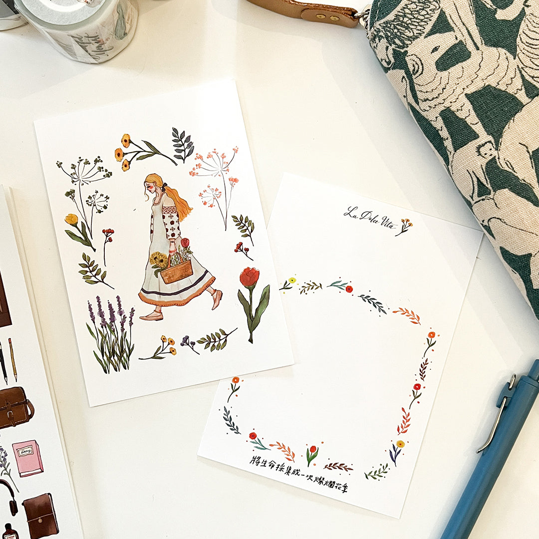 La Dolce Vita Postcard - Garden Collection