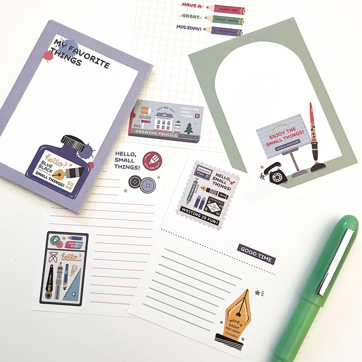 Papier Platz x Eric Small Things Memo Pad - Writing Utensils