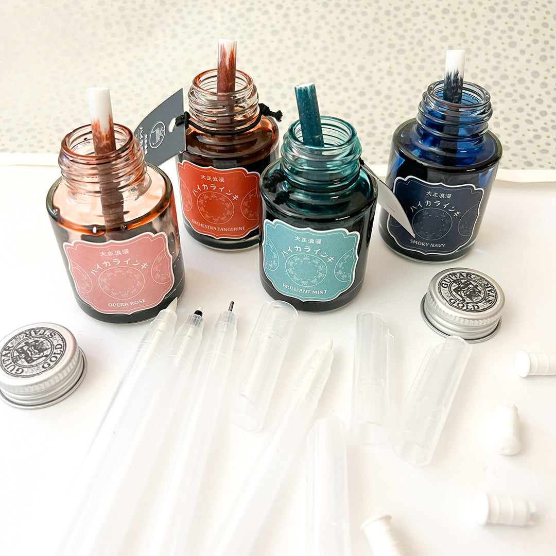 Kuretake Karappo Sampler - Customizable Pens of Various Tips