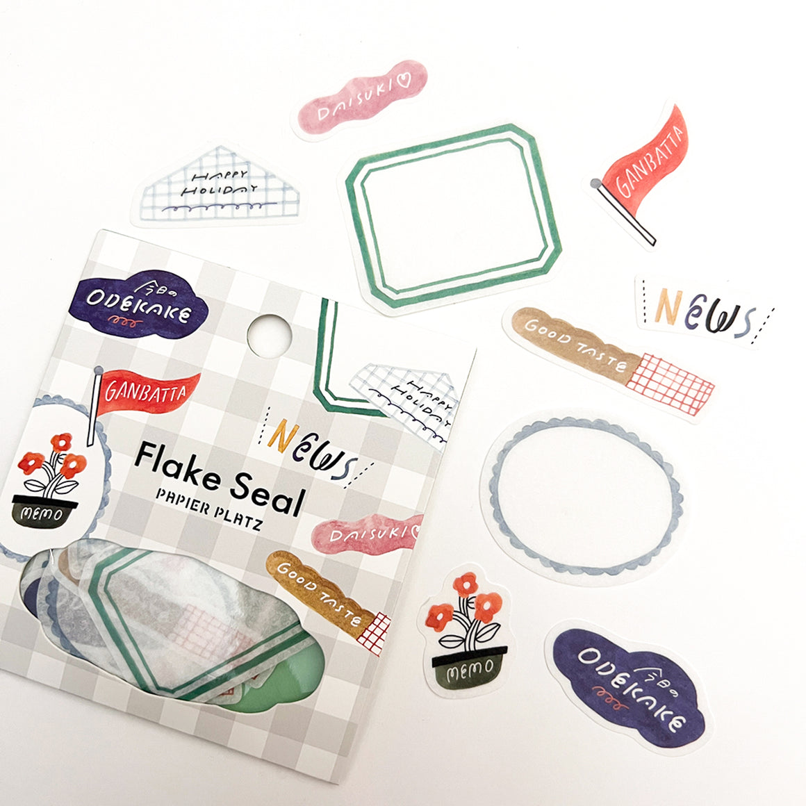 Papier Platz Sticker Flakes- Asanel - Diary Time