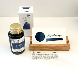 Lennon Tool Bar Fountain Pen Ink 30ml Bottle - JAPAN BLUE Mizuhusagi