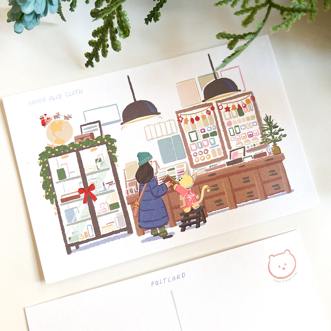 Paper Plus Cloth x Mimemo Postcard - East Bureau