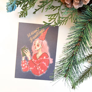 La Dolce Vita Postcard - Season's Greetings