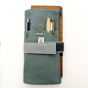 Ro-Biki Note Canvas Cover - Soft Blue