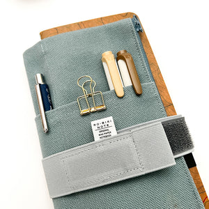 Ro-Biki Note Canvas Cover - Soft Blue