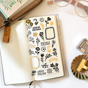 Mind Wave Ponto Series Sticker - 81635 Flower