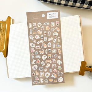Mind Wave Quiet Life Mini Series Sticker - 81621 Cat