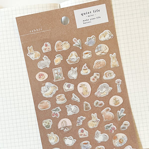 Mind Wave Quiet Life Mini Series Sticker - 81626 Rabbitl