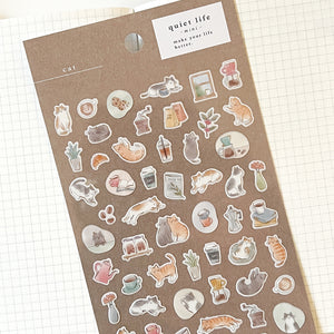 Mind Wave Quiet Life Mini Series Sticker - 81621 Cat