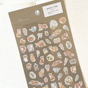 Mind Wave Quiet Life Mini Series Sticker - 81622 Fox