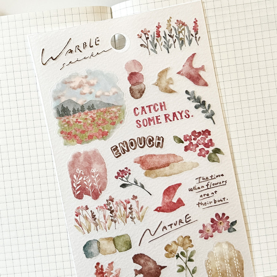 Mind Wave Warble Series Sticker - 81631 Pink