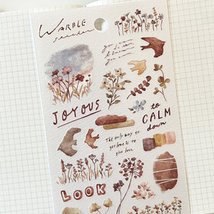 Mind Wave Warble Series Sticker - 81633 Brown