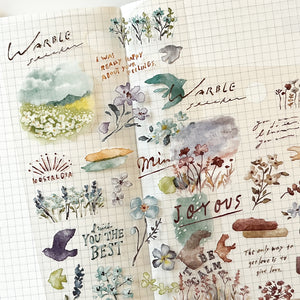 Mind Wave Warble Series Sticker - 81632 Blue