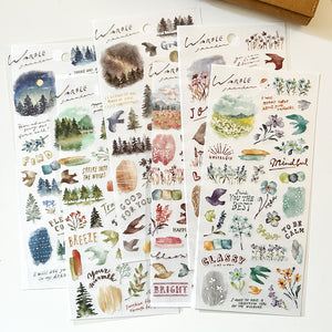 Mind Wave Warble Series Sticker - 81632 Blue