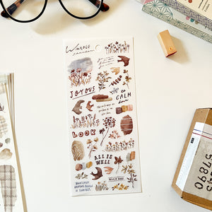 Mind Wave Warble Series Sticker - 81633 Brown