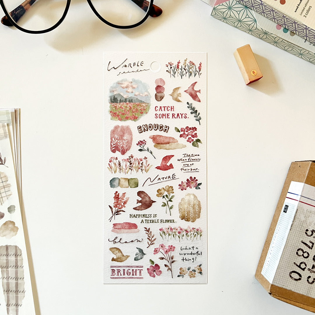 Mind Wave Warble Series Sticker - 81631 Pink