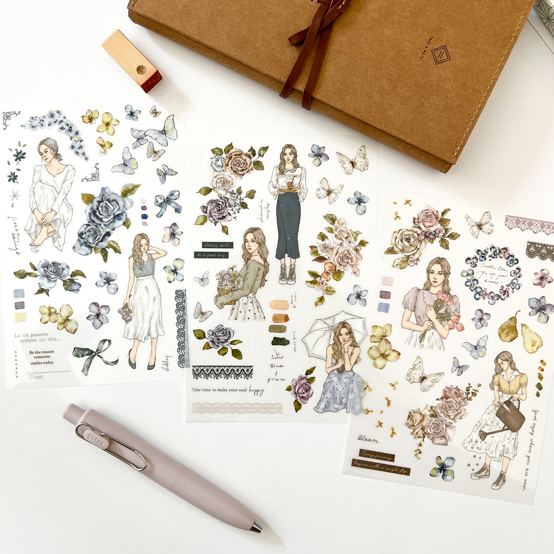 Pion Sticker Transfer - Bloom