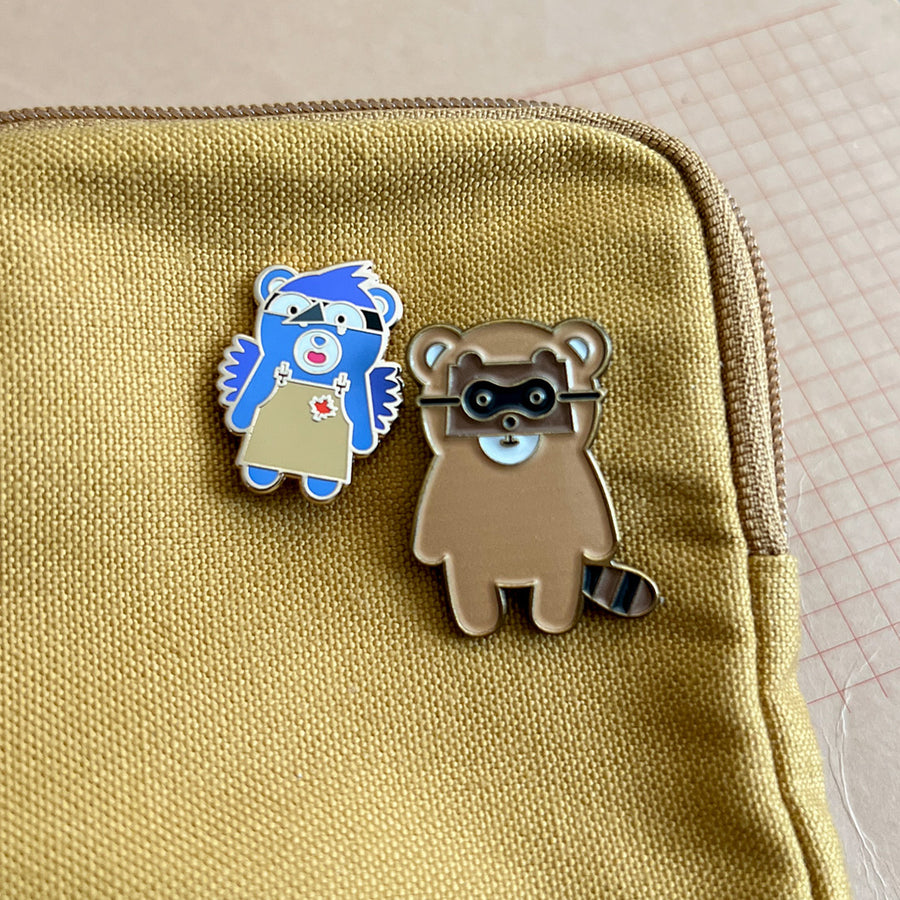 Tono & Lims Enamel Pin - Paper Plus Jay Bluejay