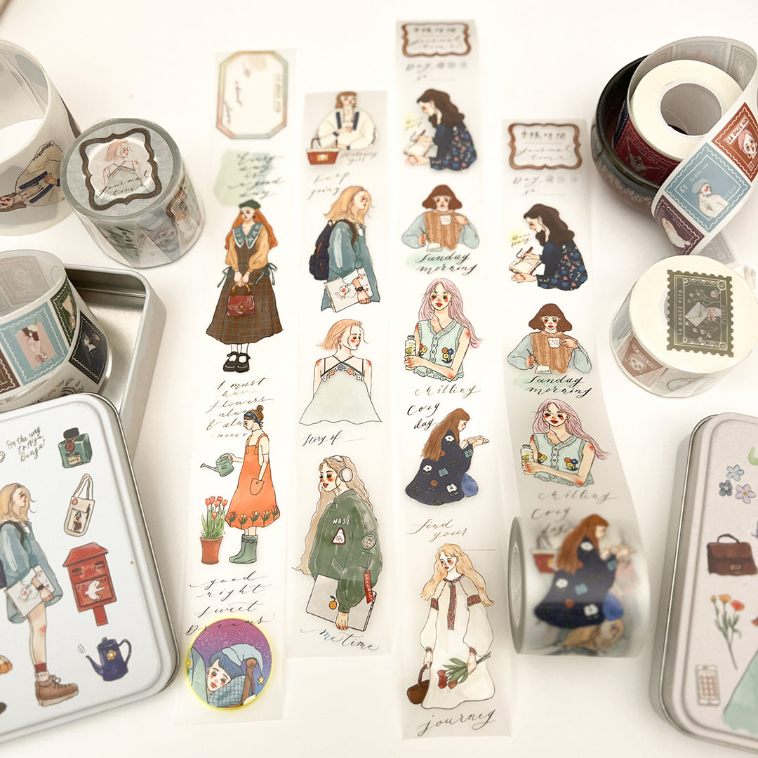 La Dolce Vita - Matte PET Tape with Release Paper - Journal Time