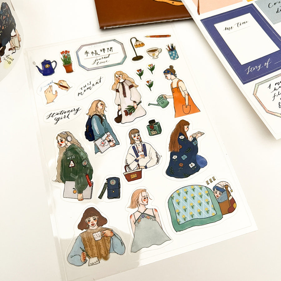 La Dolce Vita Collage Sticker Set - 2 Sheets