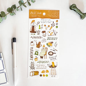 Mind Wave Play & Ink Sticker - I Love Cooking 81853