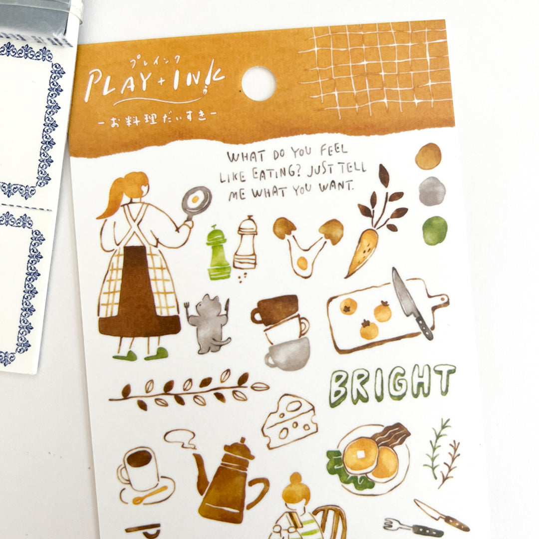 Mind Wave Play & Ink Sticker - I Love Cooking 81853