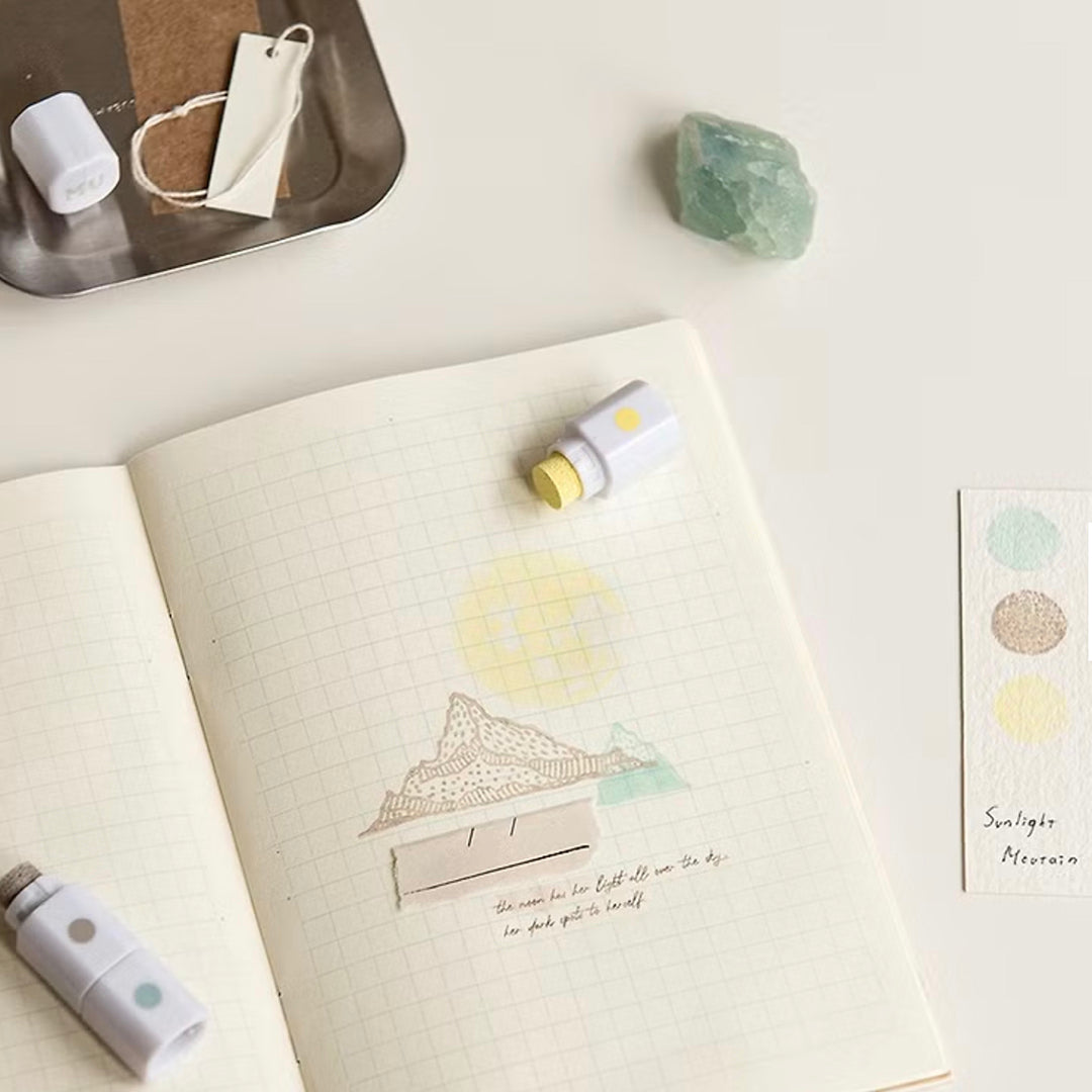 MU Inky Pen 3 Color Ink Pad - 06 Sunlight Mountain