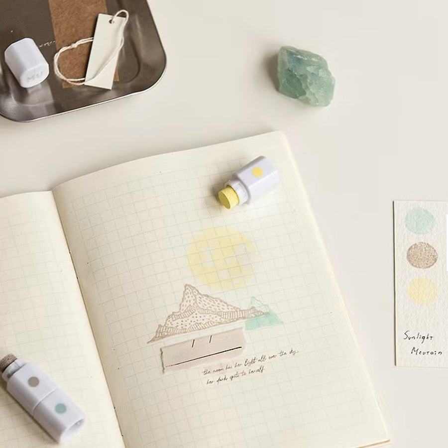 MU Inky Pen 3 Color Ink Pad - 06 Sunlight Mountain