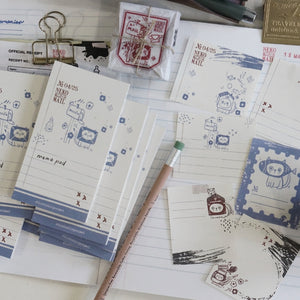 Black Milk Project Neko Mail - Perforated memo pad