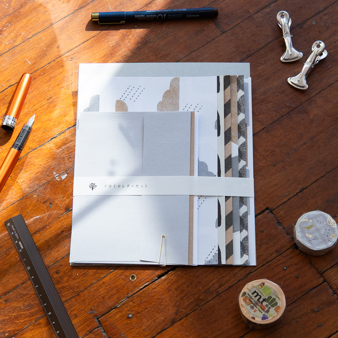 Mizushima IROIRO Letter Writing Set - Chic