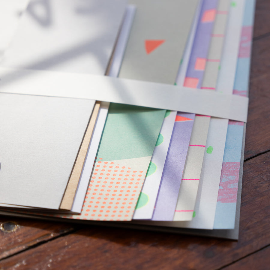 Mizushima IROIRO Letter Writing Set - Neon