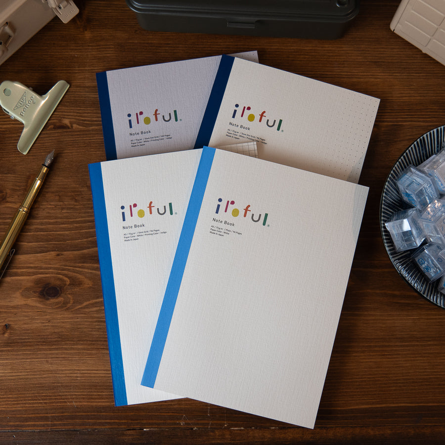 Iroful A5 Notebook - White Paper DOT Grid 160 Pages