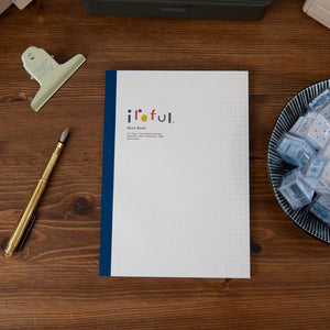 Iroful A5 Notebook - White Paper DOT Grid 96 Pages