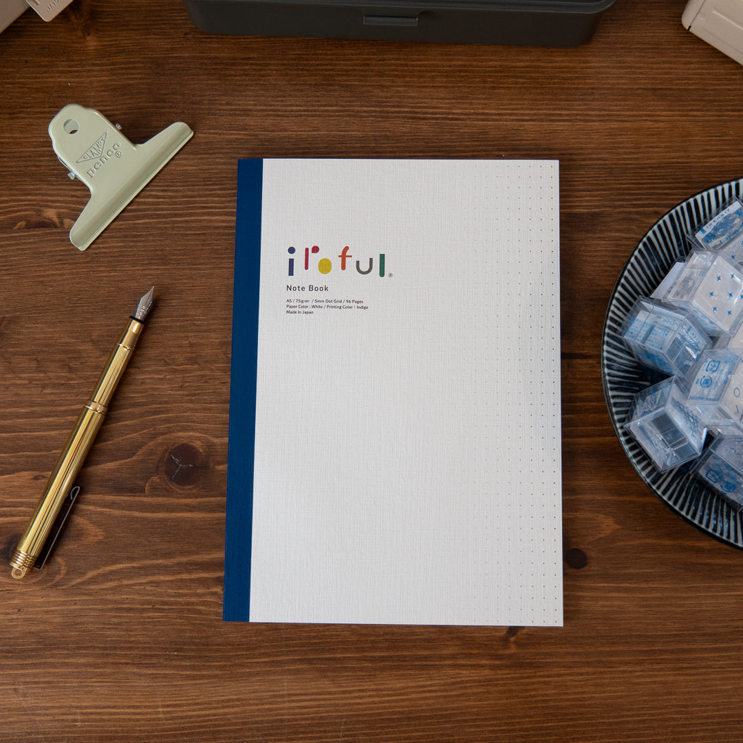 Iroful A5 Notebook - White Paper DOT Grid 96 Pages