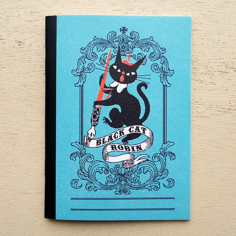 Cozyca x Black Cat Design Stamp Notebook - Kuroneko 26967