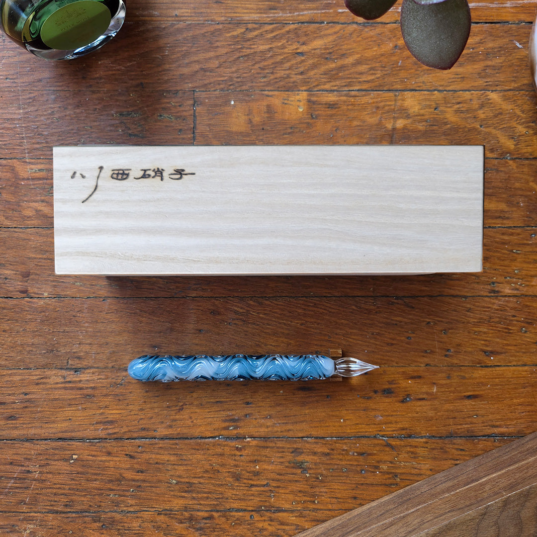 Glass Pen - Kawanishi - Sazanami WB