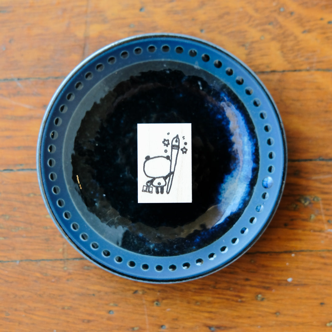 Kayonoko Rubber Stamp - Panda Pen Stamp