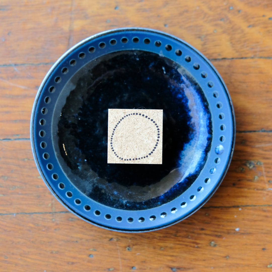 Kayonoko Rubber Stamp - Maru Pattern Stamp