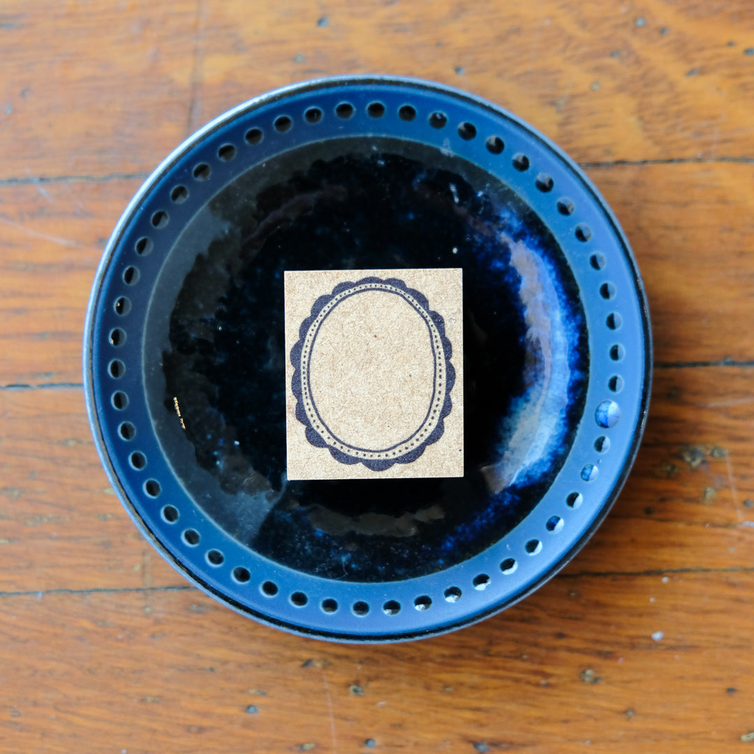 Kayonoko Rubber Stamp - Mokuteki Frame Stamp