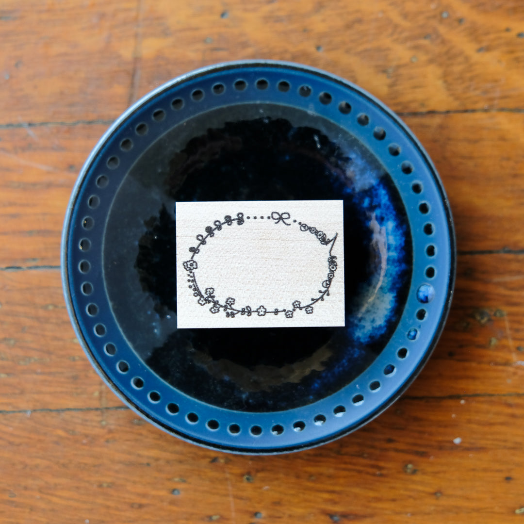 Kayonoko Rubber Stamp - Flower Speech Bubble