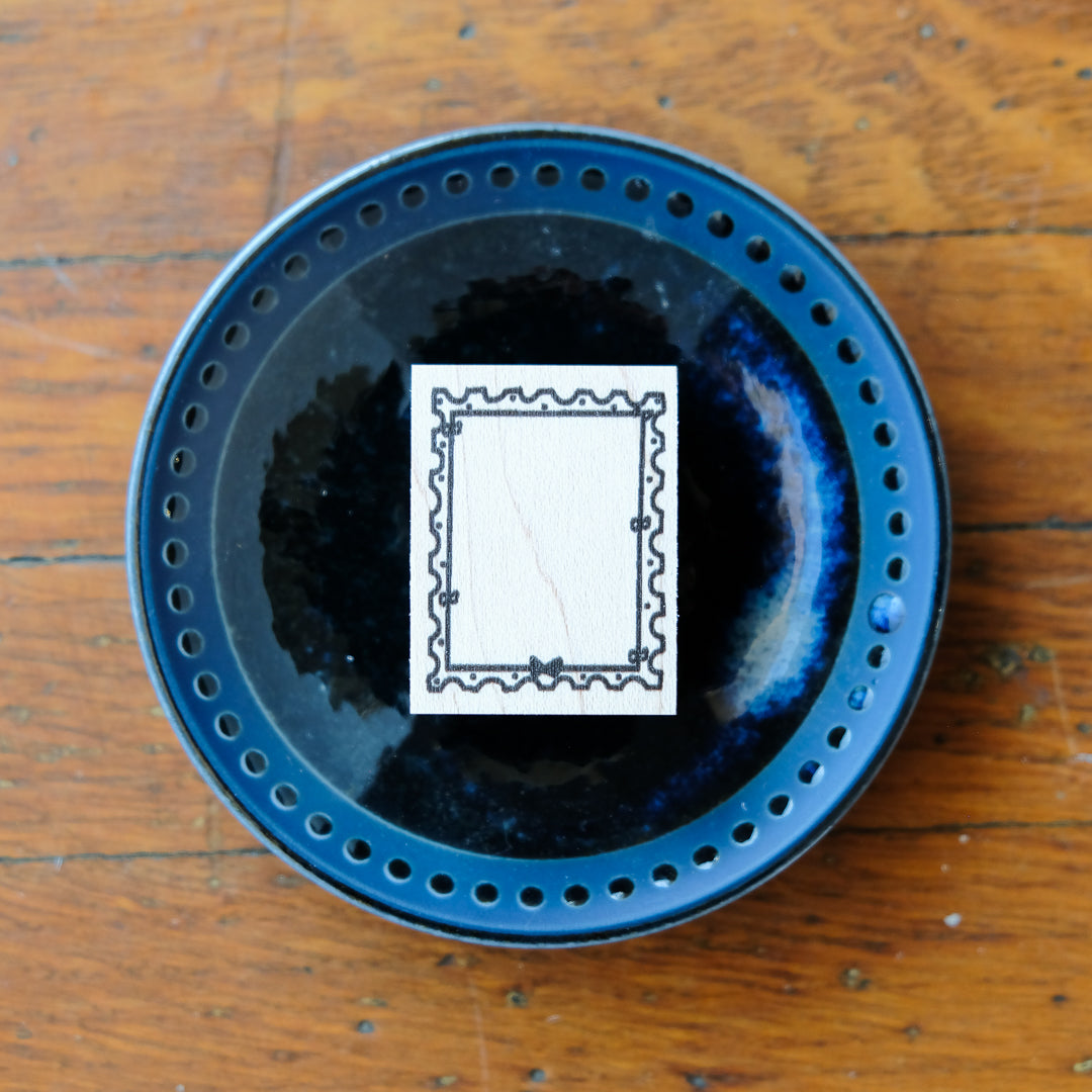Kayonoko Rubber Stamp - Ribbon Stamp Frame