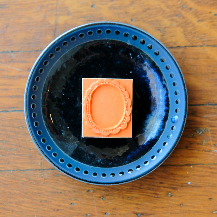 Kayonoko Rubber Stamp - Mokuteki Frame Stamp